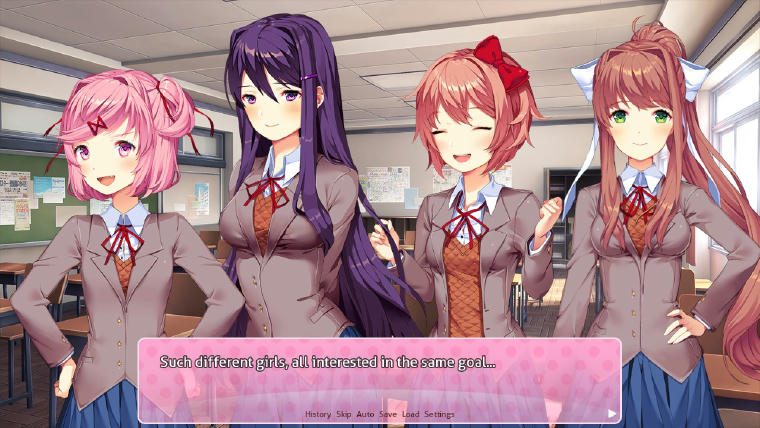 Doki Doki Literature Club screenshot