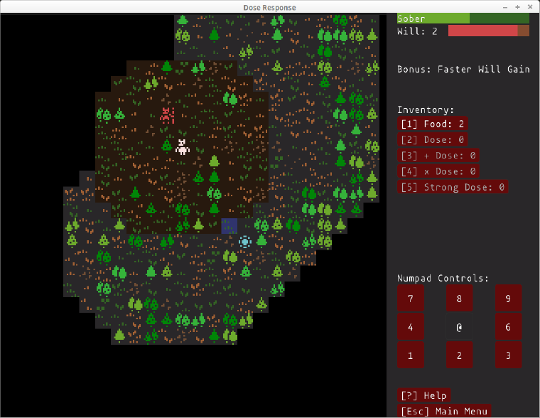 Companion NPC screenshot with tiles